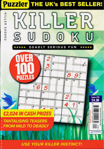 Picture of PUZZLER KILLER SUDOKU